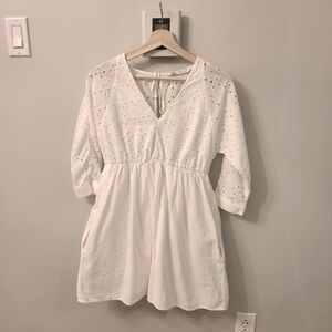 Zara  lace cotton dress